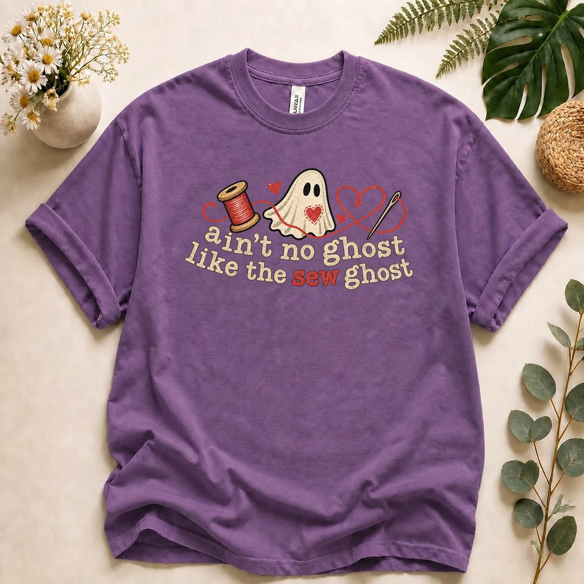 Ain’t No Ghost Like the Sew Ghost – Funny Halloween Sewist T-Shirt