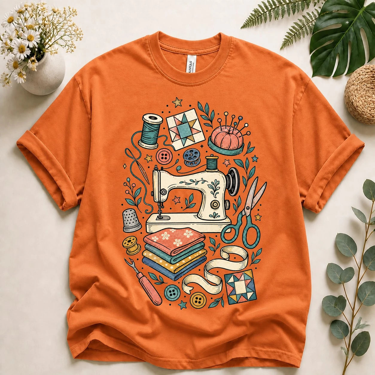 Sewing Lover Shirt – Vintage Sewing Machine T-Shirt, Quilter & Sewist Gift