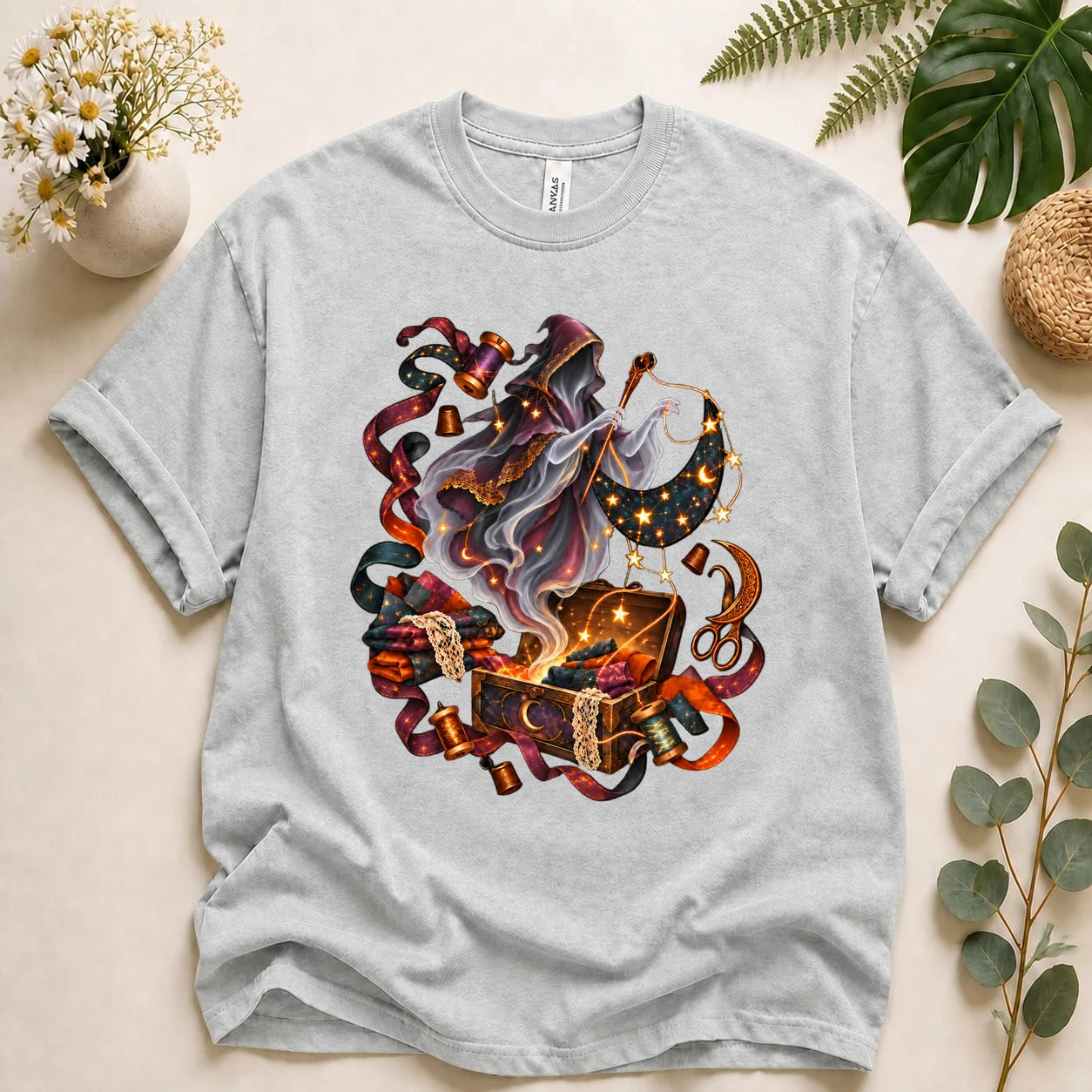 Ghost Seamstress – Celestial Sewing Lover Gift, Magical Quilter T-Shirt